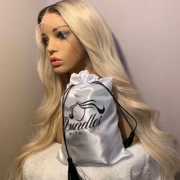 Beautiful Custom Color Blonde/Brown  Lace Frontal Wig - Picture 2 of 5